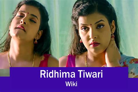 riddhima tiwari wikipedia|Ridhima